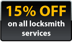 15% on all locksmith services